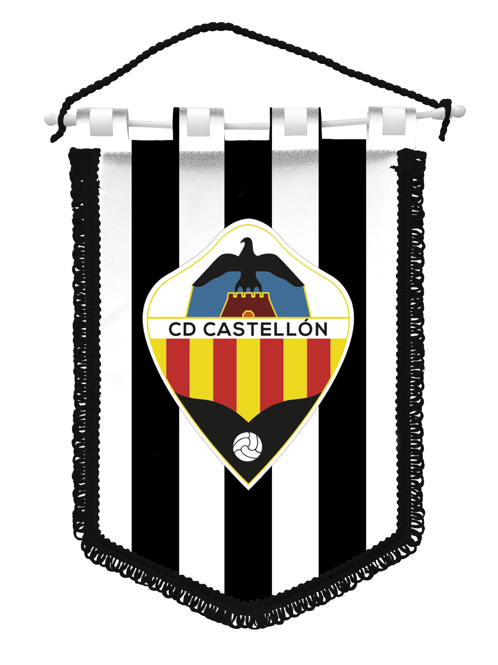 Banderín Grande Franjas Escudo