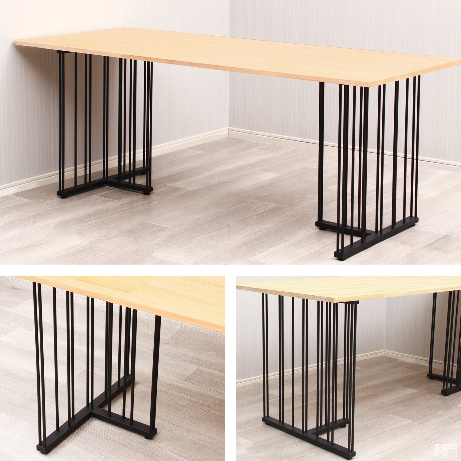 T　2脚セット Amazon.co.jp: テーブル脚 アイアン脚 2脚セット 67cm 鉄脚 パーツ T字