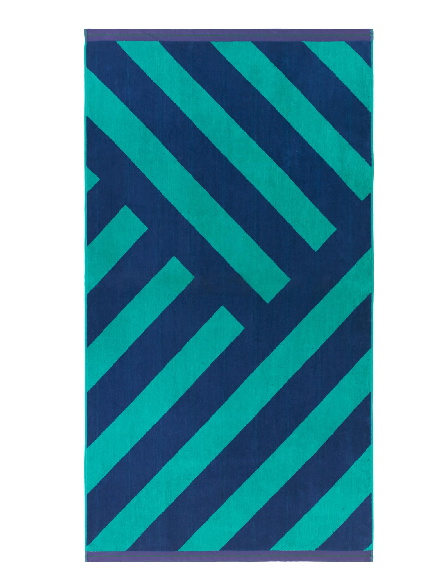 Top Towel Samba duży ręcznik plażowy 100 x 180 cm, 100% bawełna egipska podwójna nić gąbka - miękka i trwała, aksamitne wykończenie, można prać w pralce