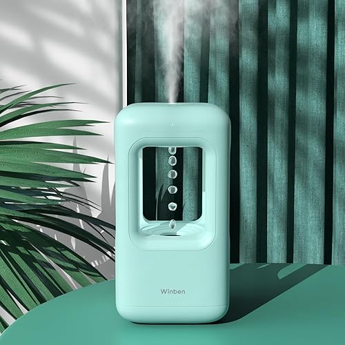 winben Humidificadores para dormitorio, humidificador de aire pequeño para el hogar, bebé, guardería, plantas de interior, niebla fría ultrasónica