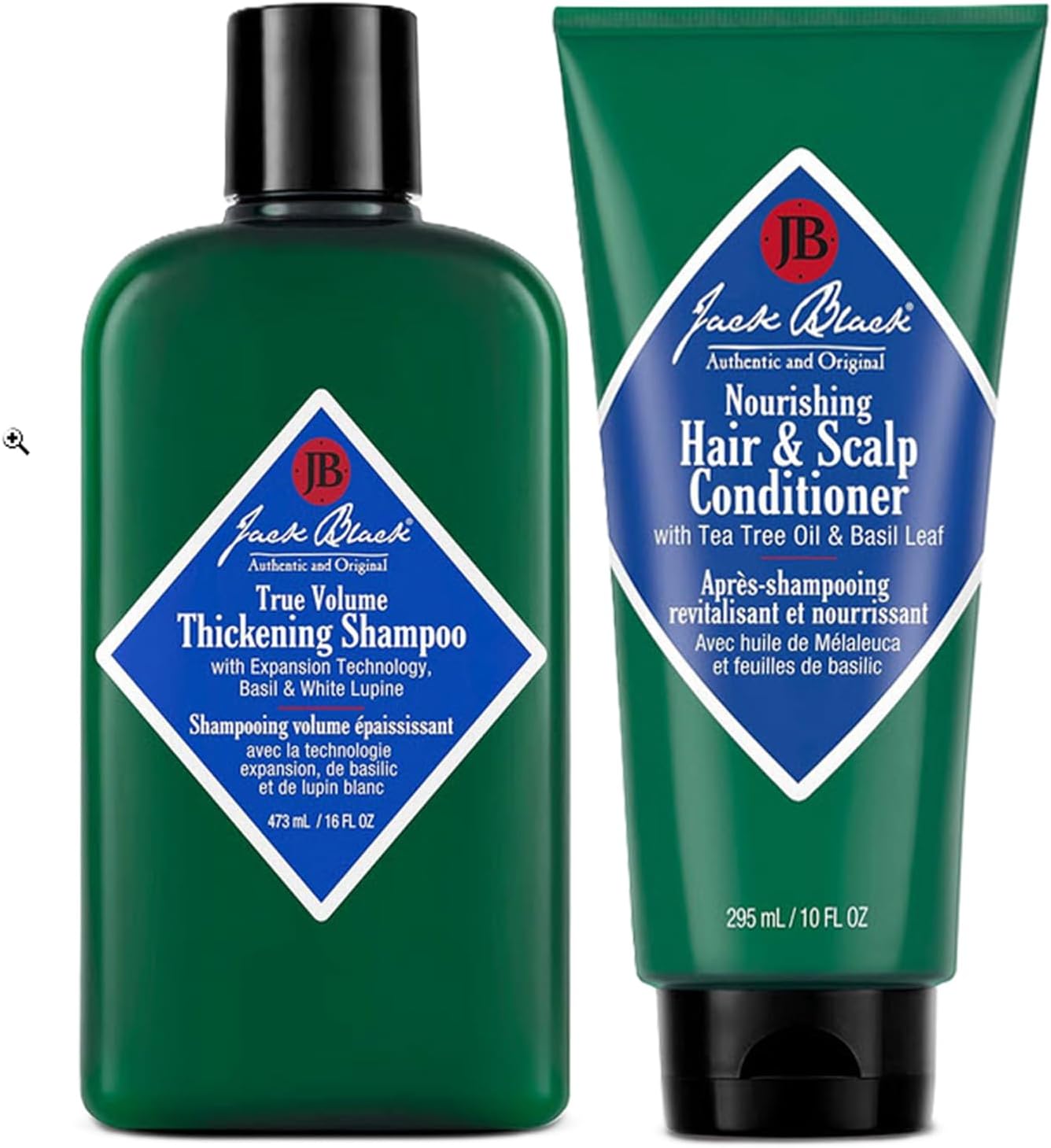 True Volume Thickening Shampoo. – Expansion Technology, Basil & White Lupine – Thickening Hair Products for Men & Women, Sulfate-Free Hair Shampoo