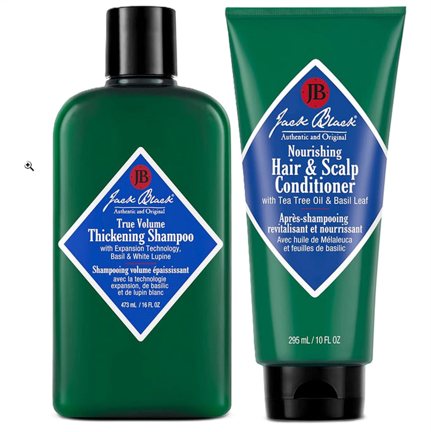 True Volume Thickening Shampoo. – Expansion Technology, Basil & White Lupine – Thickening Hair Products for Men & Women, Sulfate-Free Hair Shampoo