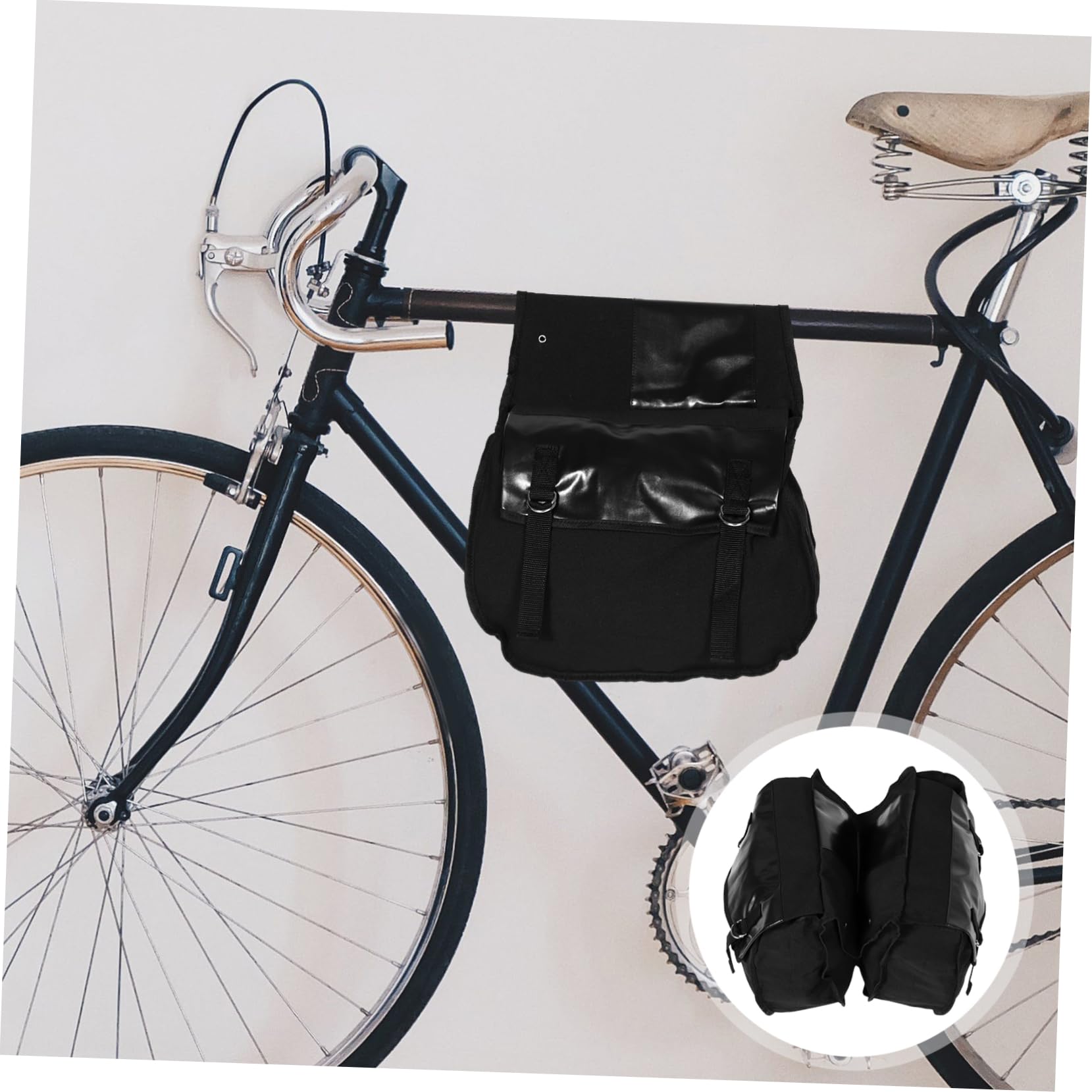 Toyvian Bolsa De Viaje Bicicleta Alforjas Gran Capacidad Mochila Manillar Resistente Al Polvo para Ciclismo y