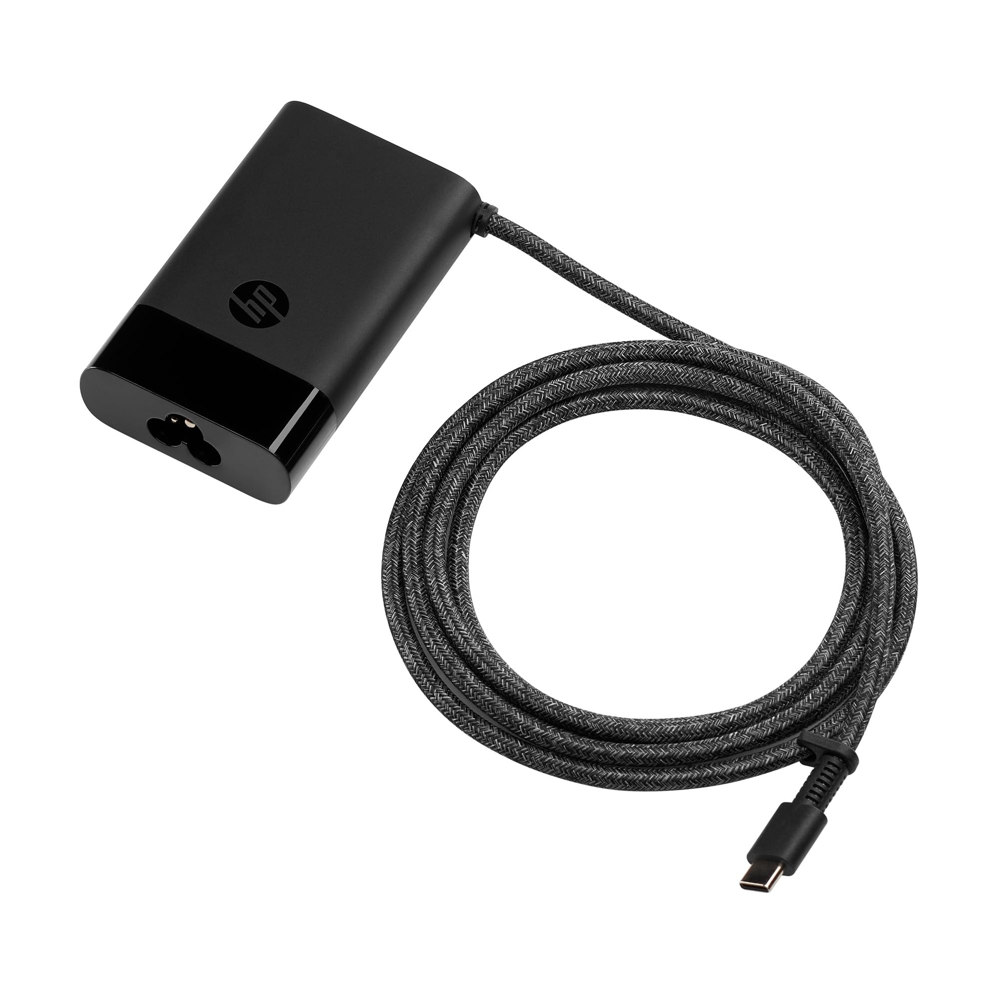HP Alimentation pour Ordinateur Portable USB-C GaN 65 W, Compatible avec Les PC HP équipés d'un Port USB-C, Noir