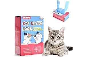 Disposable Cat Litter Bags: Ultra Thick, Scented, Leak-Proof, 15 Liters, 120 Count