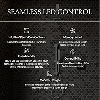 Vista 2 de Thermasol Kit de controlador MicroTouch y cabezal de vapor, kit de ducha de vapor compatible con generador de ducha de vapor Thermasol, control