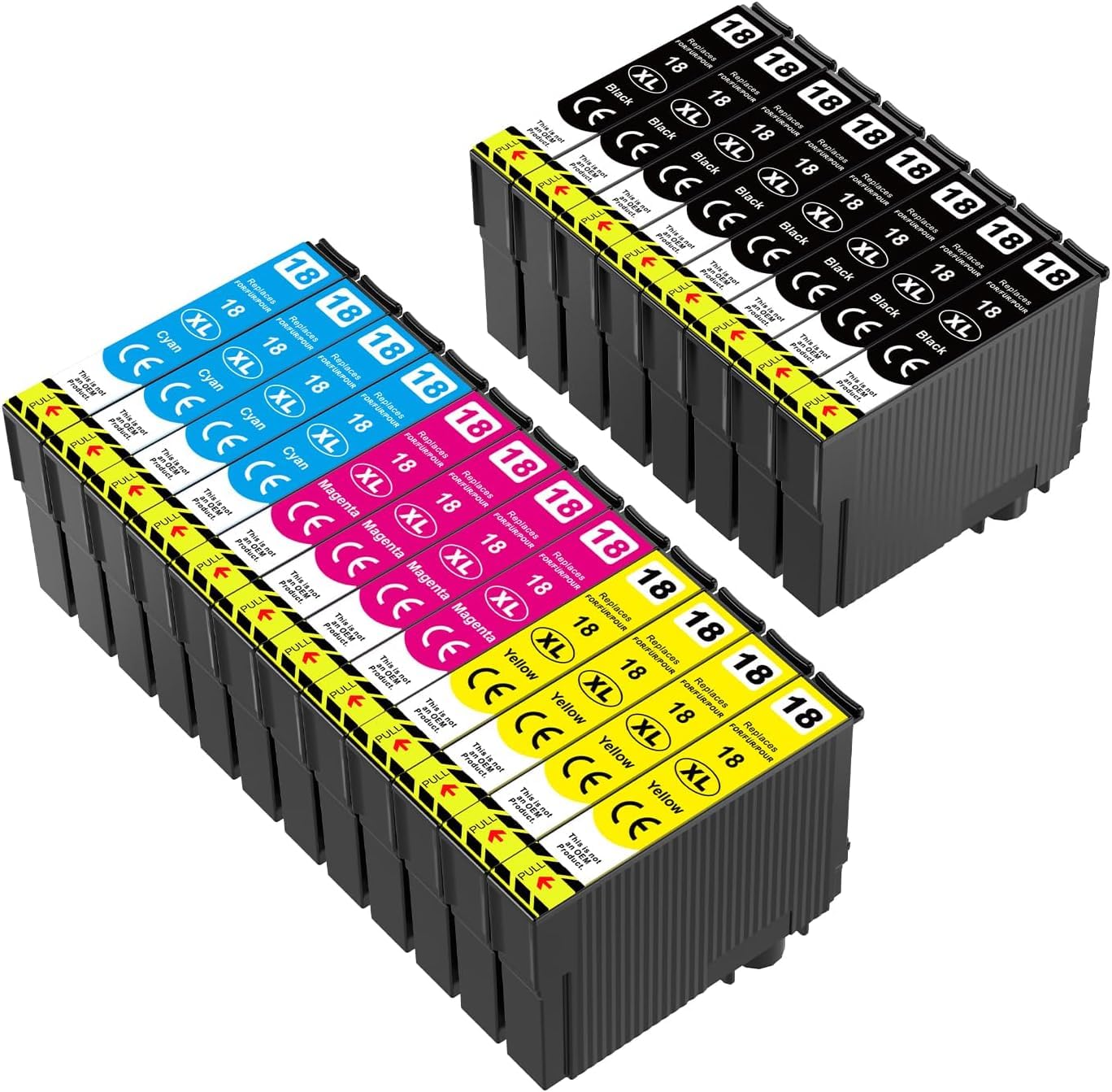 Skydo 18XL Cartucce d'inchiostro 20-Pack Compatibili per Epson 18 XL Multipack per Epson XP-30, XP-102, XP-202, XP-205, XP-302, XP-305, XP-402, XP-405, XP-215, XP-312, XP-415