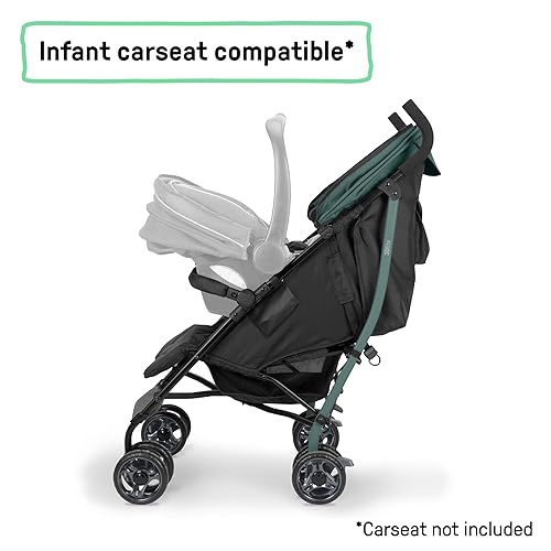 Miniatura 4 de Ingenuity 3Dlite Jewel Convenience - Cochecito plegable ligero con compatibilidad con asiento de automóvil, toldo extragrande y almacenamiento