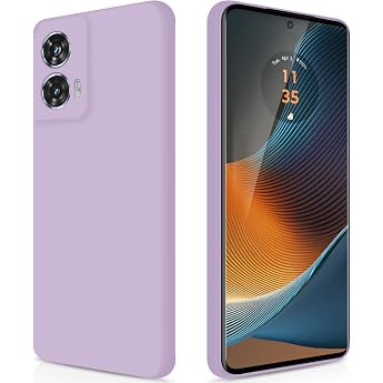 GiiYoon Case Compatible with Motorola Edge 50 Fusion, High-Quality Liquid Silicone Case, All-Round Protection Mobile Phone Ca