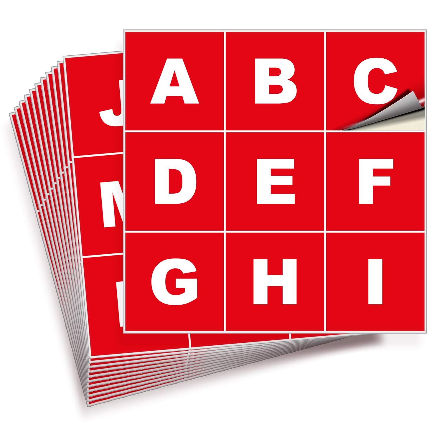 Snapklik.com : iSYFIX Letters Vinyl Stickers - A To Z, 3-inch, 4 Sets ...