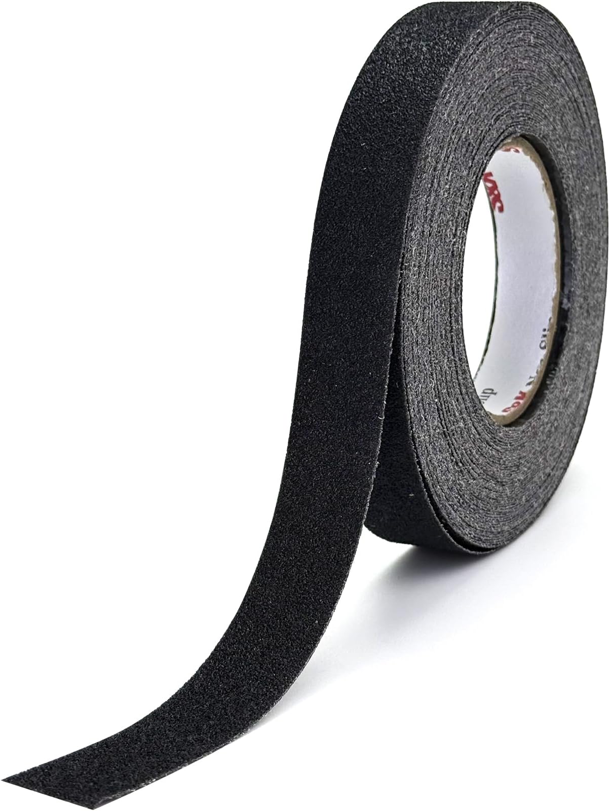 S&X Anti Slip Tape 1 Inch x 60 FT Roll, Black, Grit 60, Extended Length Non-Slip Skid Grip Tape for Outdoor Stair Treads, Wooden Steps & Exterior Grips – Waterproof, Long-Lasting Tread Strips