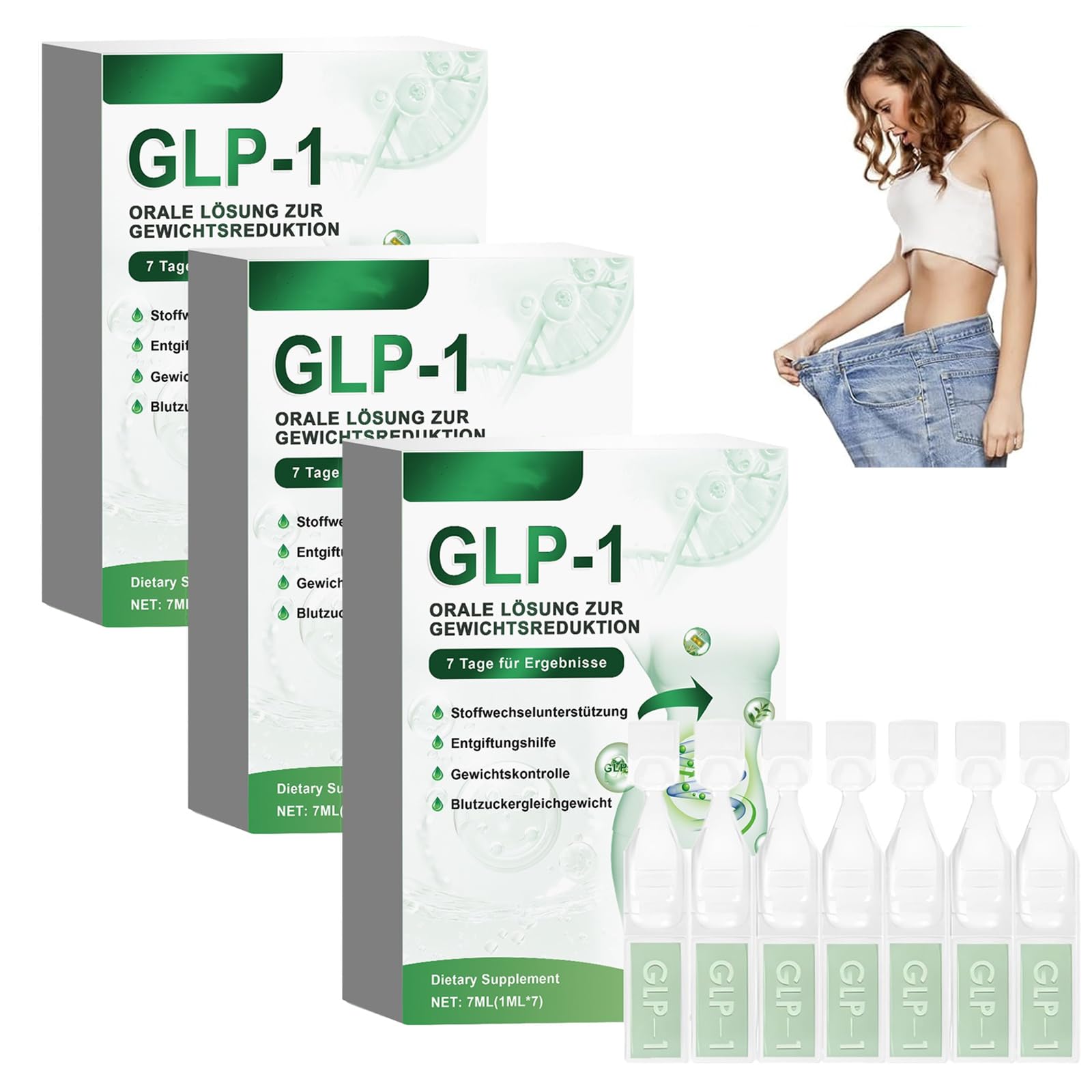 21 Pcs Glp 1 Oral Solution Advanced Glp1 Liquid Drops | Desertcart INDIA