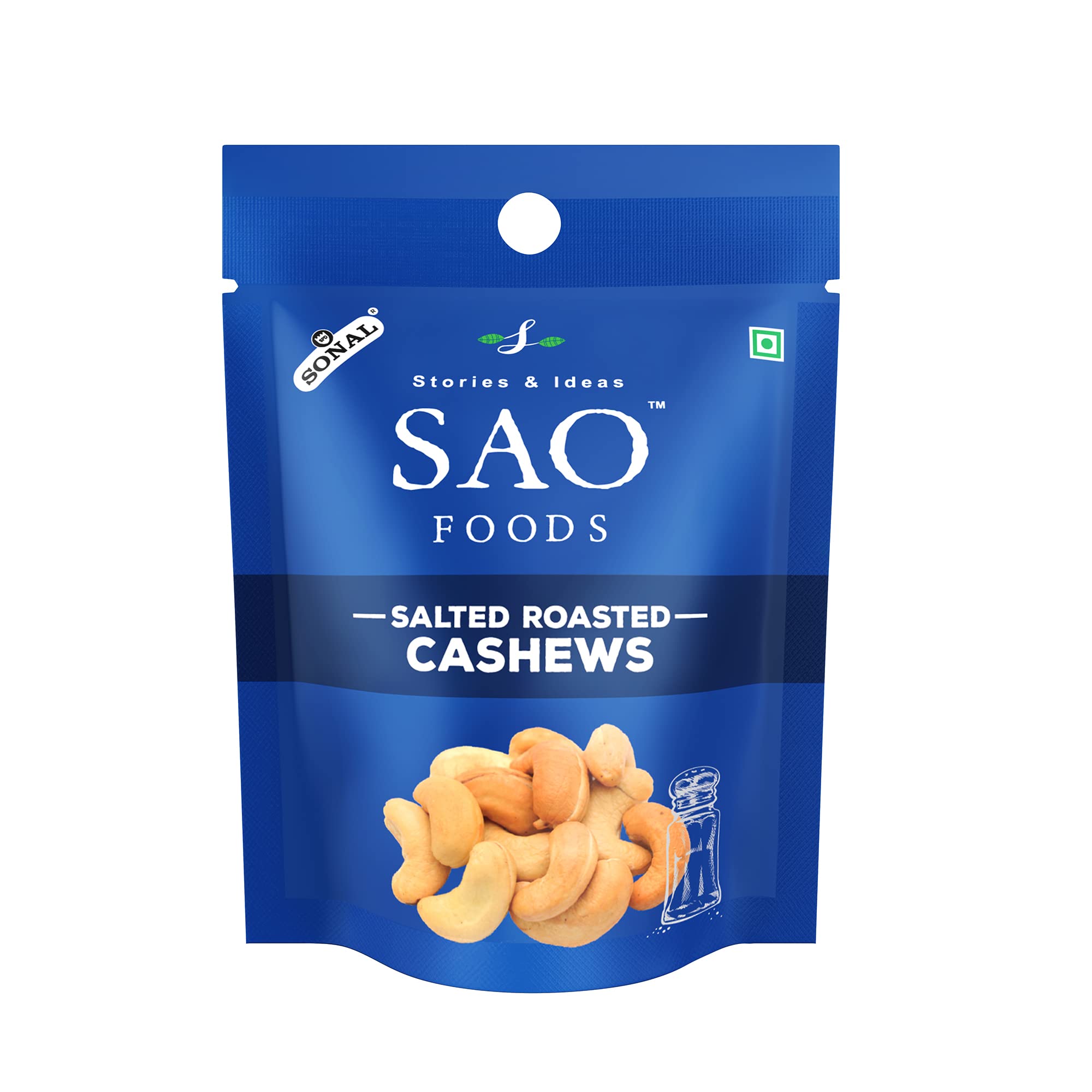 SAO Foods Roasted & Salted Cashews - 200g | Small Packs of 20 (10g Each) | Crispy & Crunchy Healthy Dry Fruit Snacks | Salted Roasted Kaju for Anytime Snacking (B09WZ9133Y) Amazon Price History, Amazon Price Tracker
