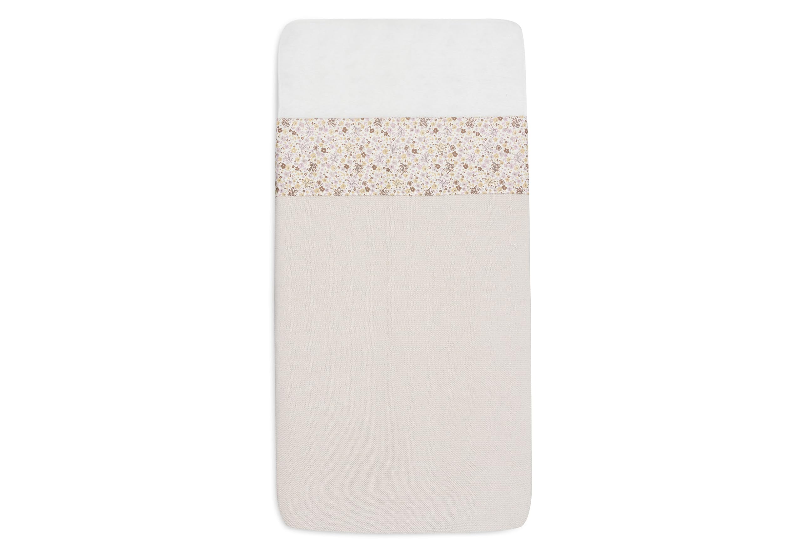 Jollein Crib Sheet - Flower Fairies - 75x100cm - For Baby Cradle - 100% Cotton - Flat Sheet Without Elastic - OEKO-TEX Certified