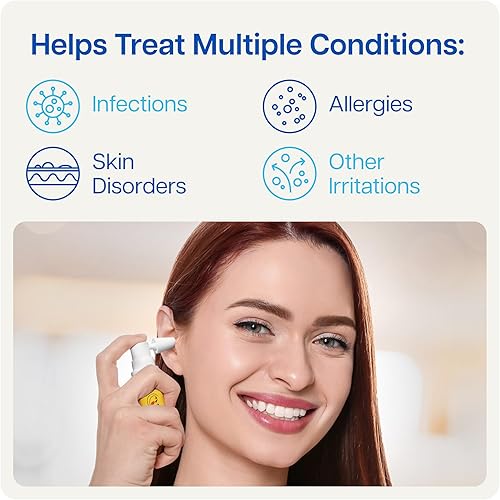 Miniatura 4 de NAVEH PHARMA Remedio para la picazón de los oídos y alivio de la picazón  Trata todas las causas de picazón en los oídos, spray de chorro para