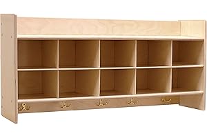 Contender System Cubby Storage, 10 Classroom Cubbies for Storage, Kids Toys &...