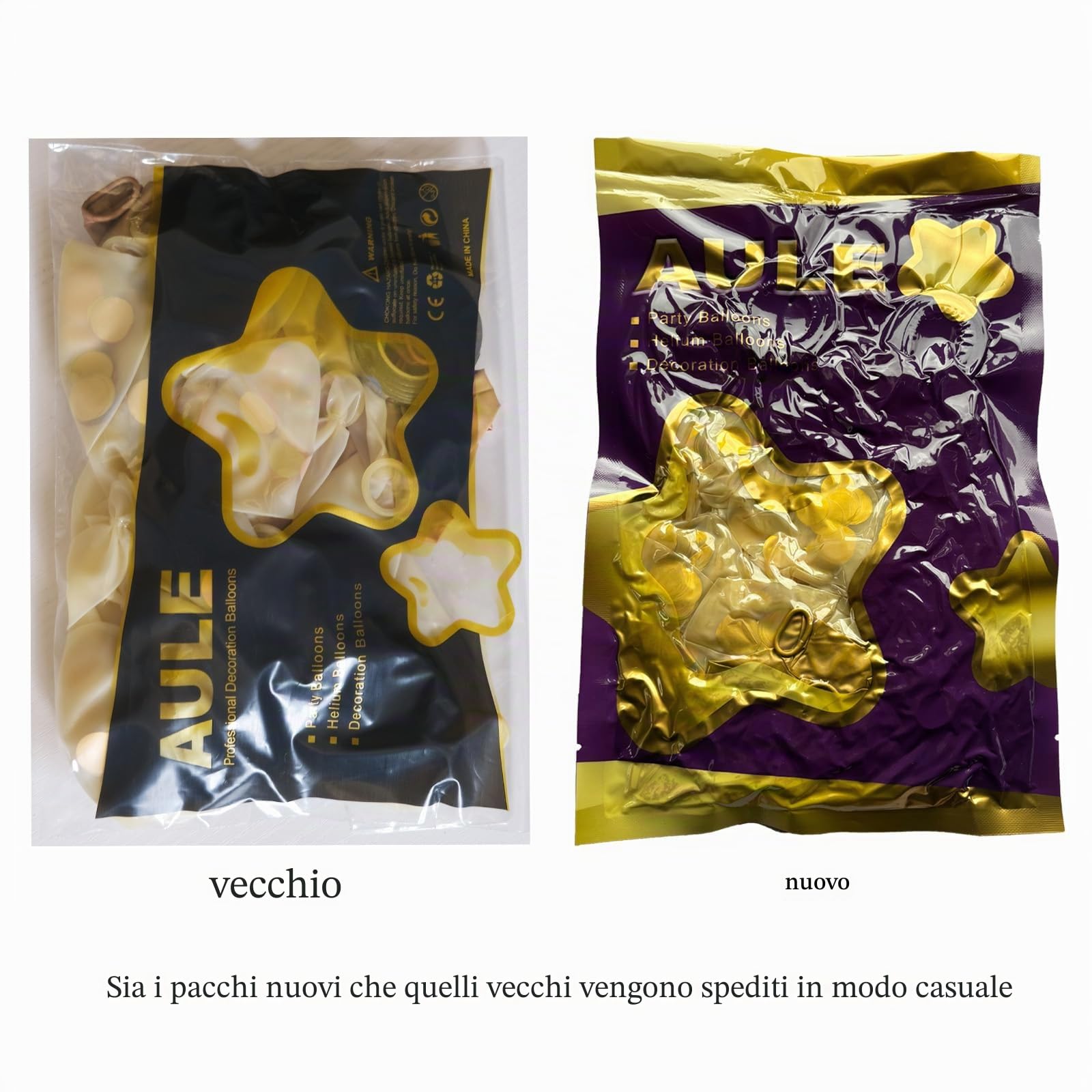 AULE Palloncini Oro Metallizzati: 42 Pezzi 30cm Dorati Palloncini Coriandoli Cromati Giallo Lucido Spessi in Lattice per Anniversario Laurea Matrimonio Addio Al Celibato Compleanno Decorazioni