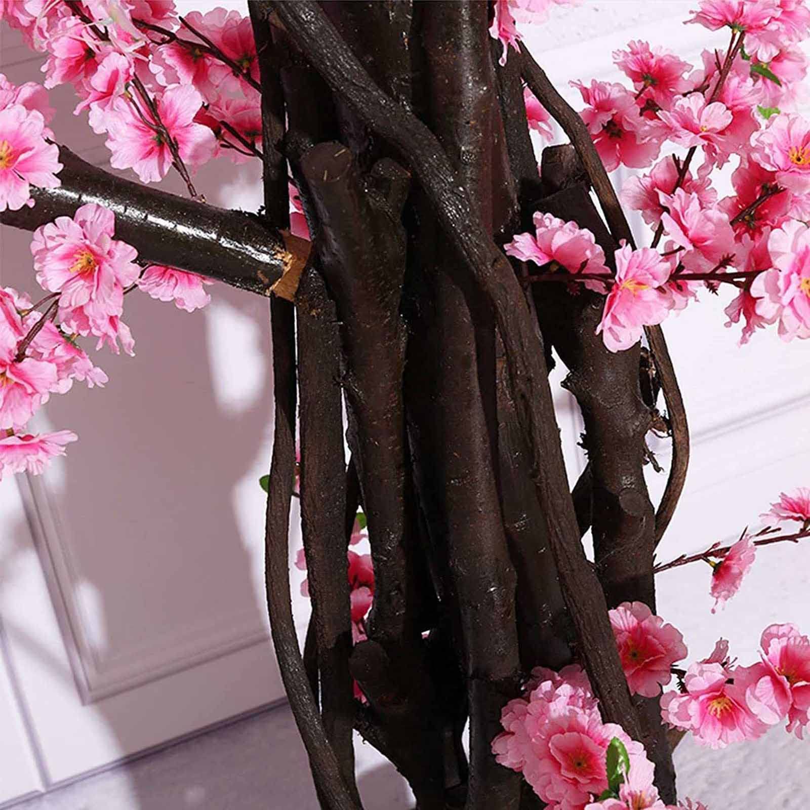 Amazon.de: Knstliche Kirschblten-Bume mit rosa Blten, handgefertigt,  japanischer Fake-Sakura-Baum, fr drinnen und drauen, fr Zuhause, Bro,  ...