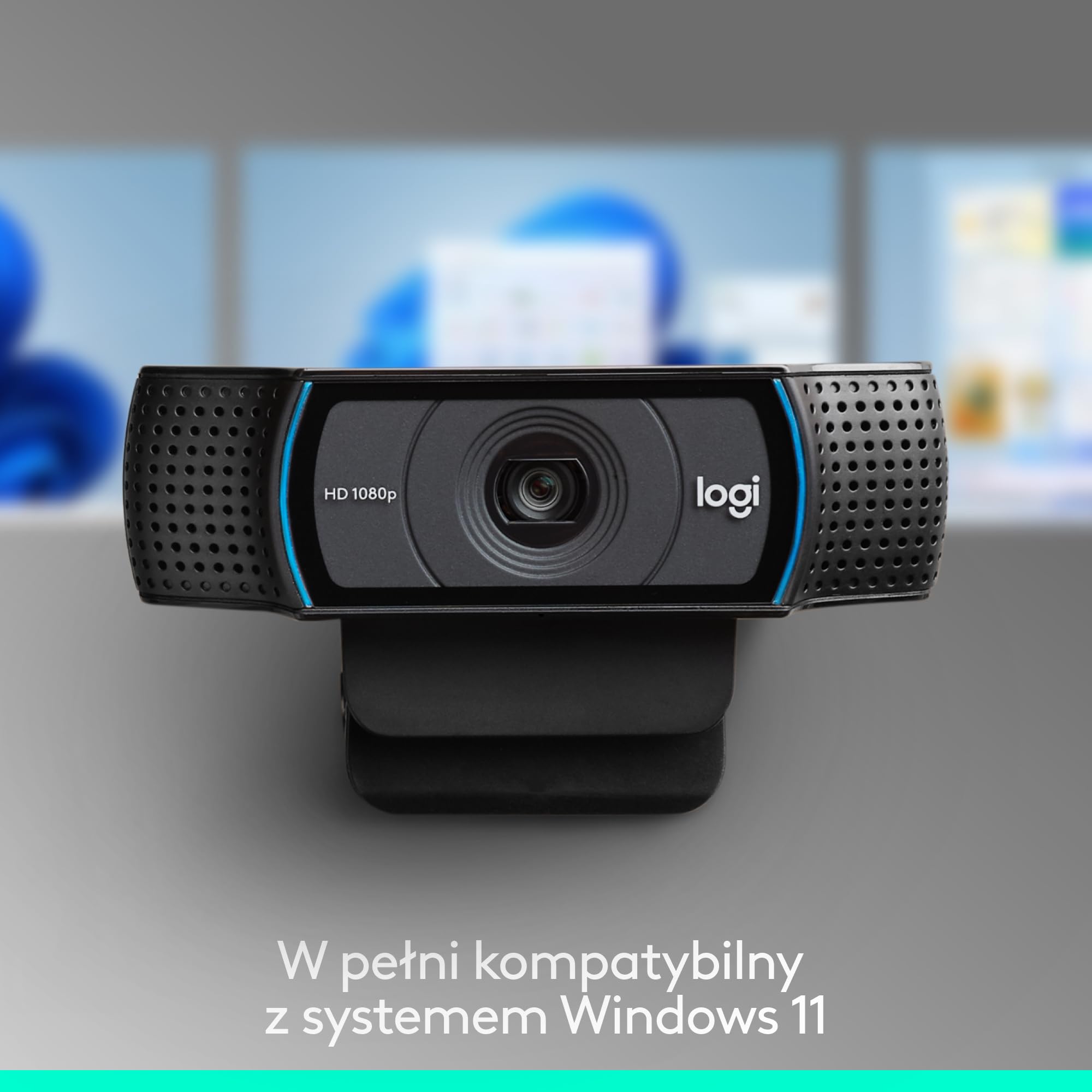 Logitech C920 Hd Pro 960-000768 Kamerka Internetowa, Czarny, 2 MP