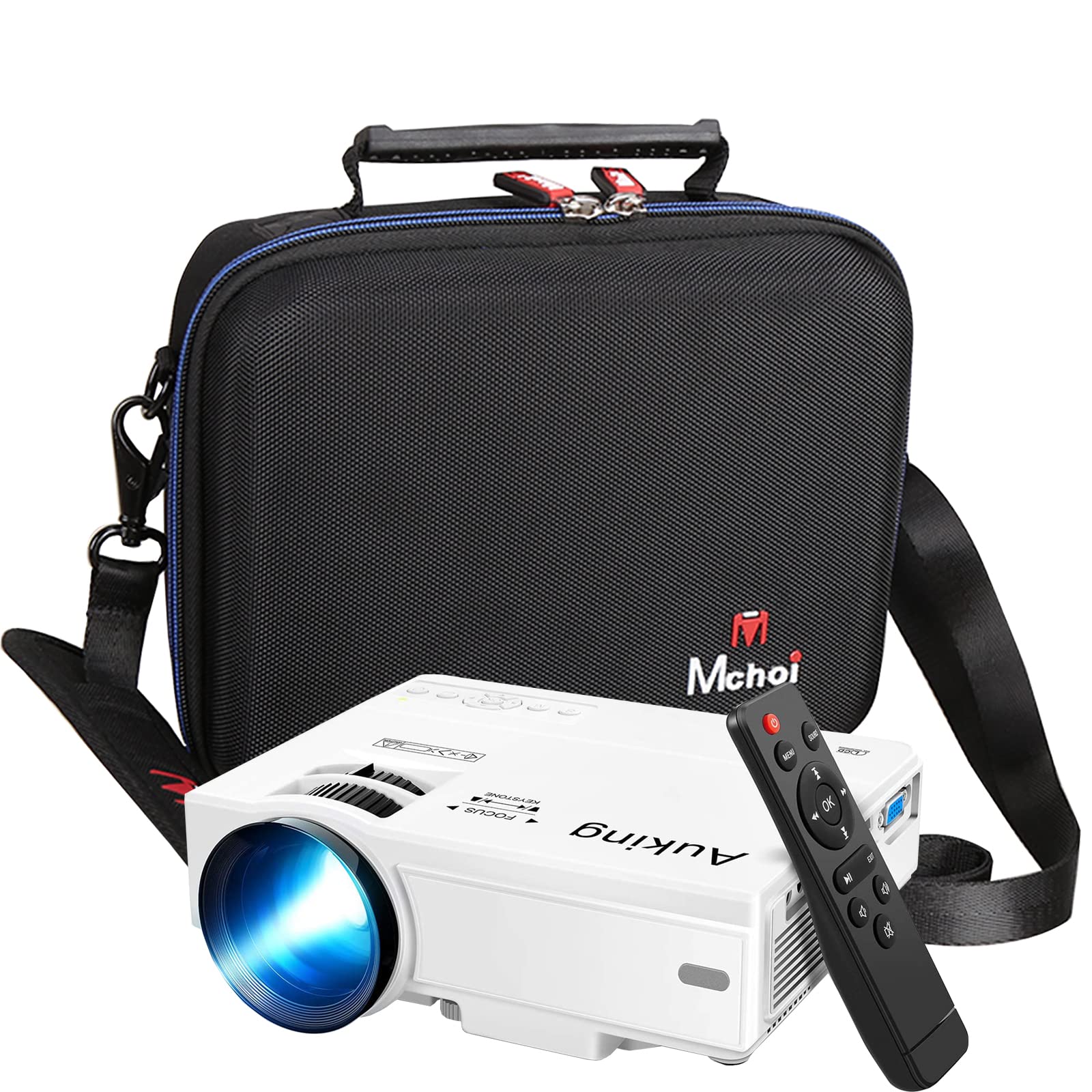 Funda de viaje rígida para proyector AuKing 2022/para mini proyector actualizado 2025, solo funda 5