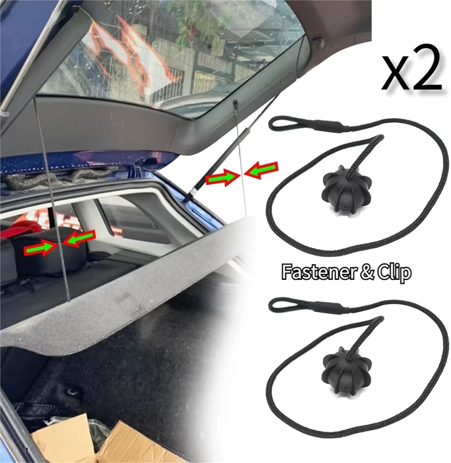 自動小包棚ロープ Compatible With For Golf MK5 MK6 車用 2ピース ハッチ テールゲート トランク