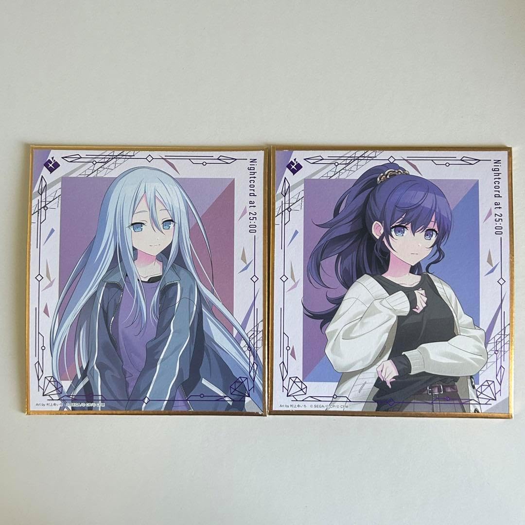 プロセカ 宵崎奏 朝比奈まふゆ ミニ色紙 色紙 宵崎奏 朝比奈まふゆ ミニ色紙コレクション ミニ色紙 セット