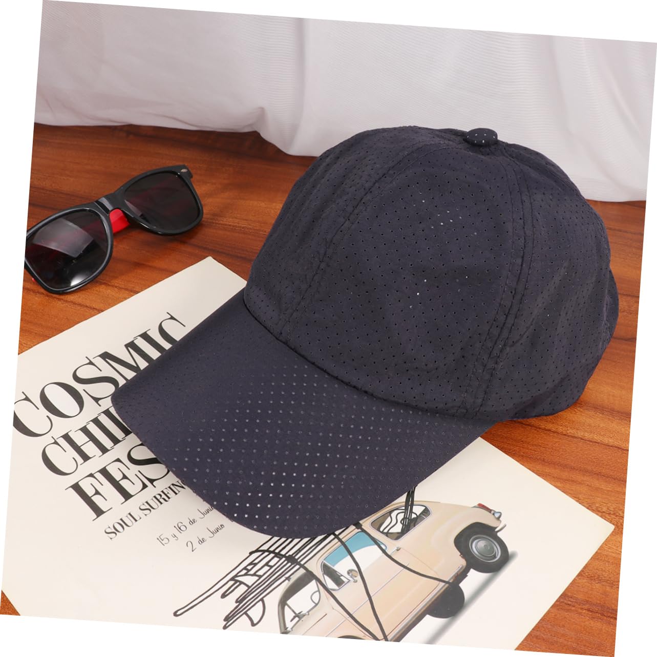 Sombrero de Sol Creativo Gorros Sombrero de Sol de Malla Gorras de Beisbol Sombrero de béisbol cómodo para Hombre Sombrero de Sol Masculino a de Visera Masculina Blue