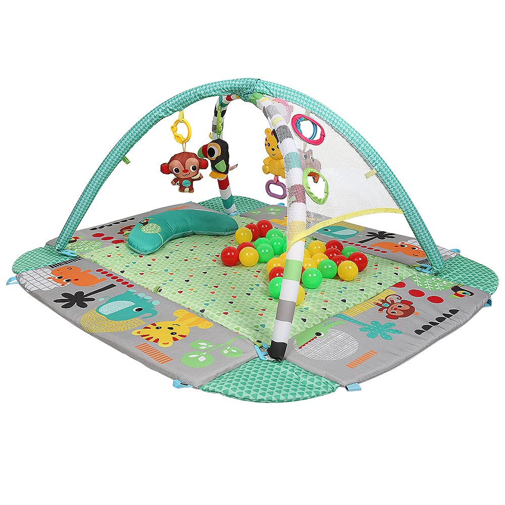 Tappetino gioco bambino con arco gioco,Tappetino da Gioco con Pianoforte per Bambini, Tappetino Neonato Giocattoli con Musica e Luci, Soffice Tappetino e Giochi per Bambini, Ragazzi e Ragazze
