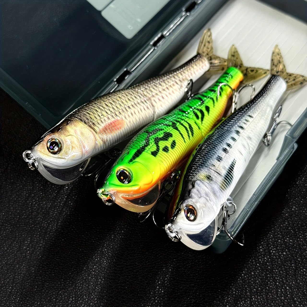 3pcs 14cm/30g Glide Bait Fishing Lure Sinking Style Hard Jointed Bait Plastic Ocean Fishing Tackle Accessories Fishing Lures Multi Jointed Swimbait Fishing Lure Sinking Artificial Wobbler