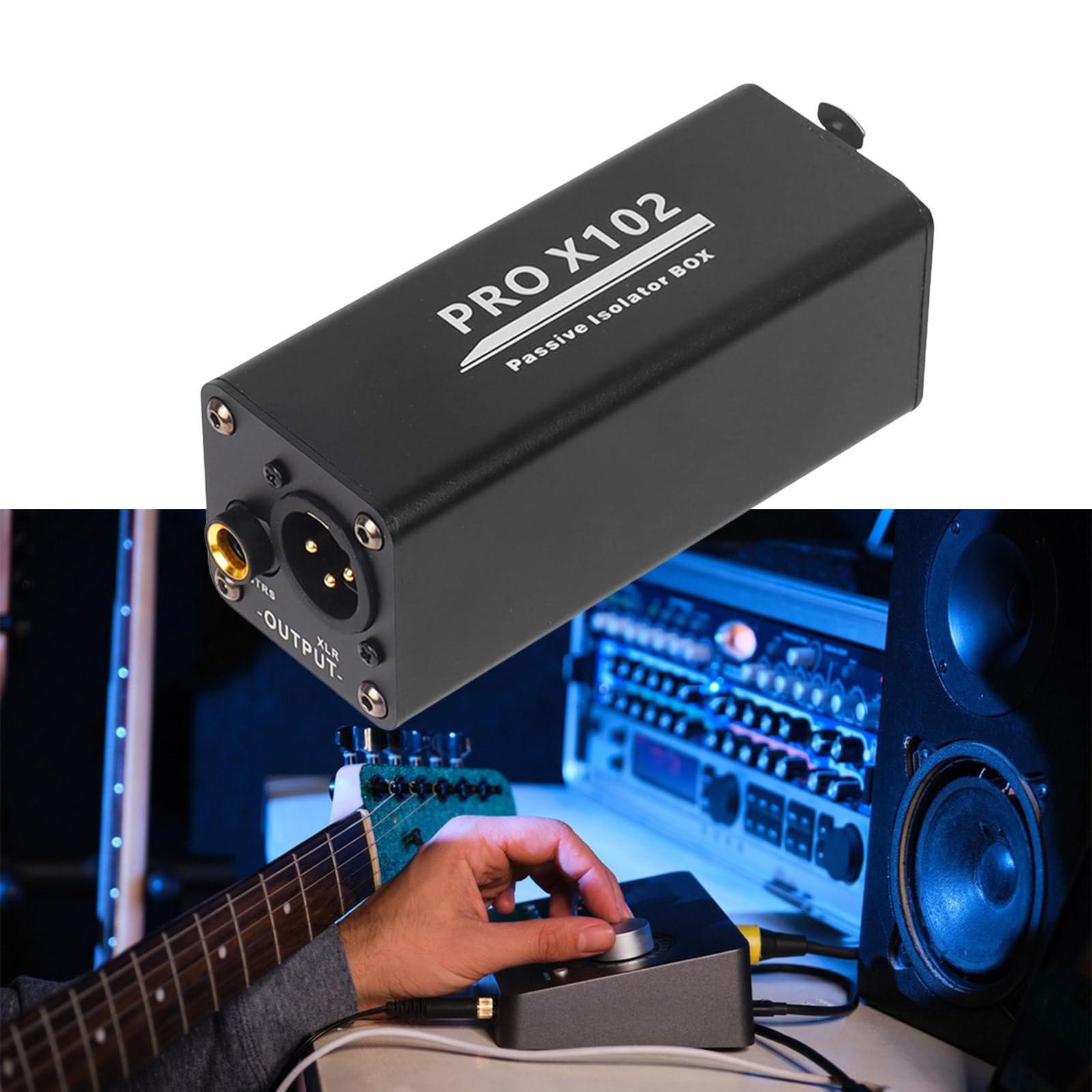 Professionale 6.35mm Per Stereo Chitarra Stereo Interfacce Noise Canceller Per Live E Studio