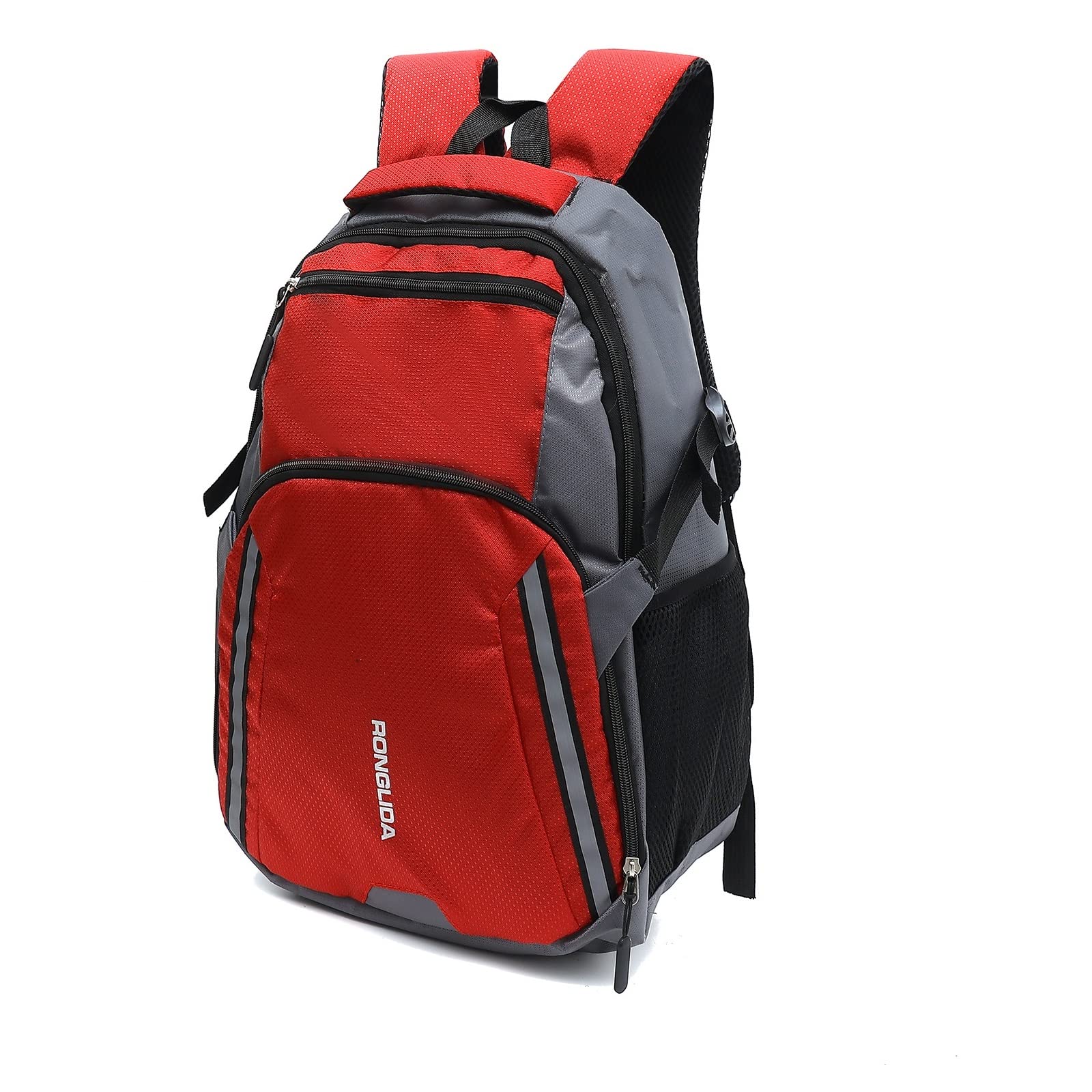 40L Waterproof Backpack Comfortable Hiking Rucksack Camping Bag Travel Outdoor (Red)