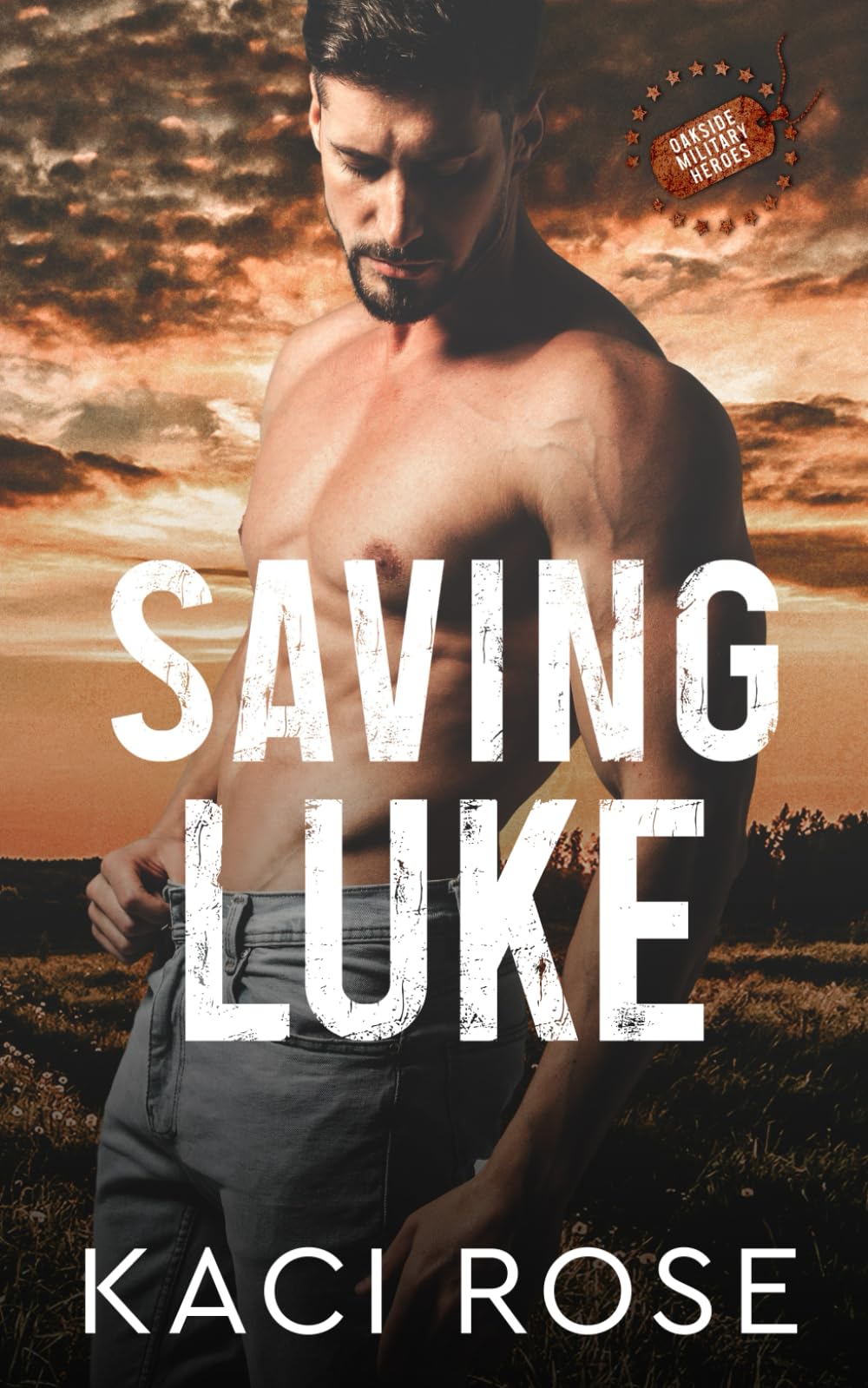 Saving Luke: A Military, Grumpy Sunshine Romance (Oakside Military Heroes)