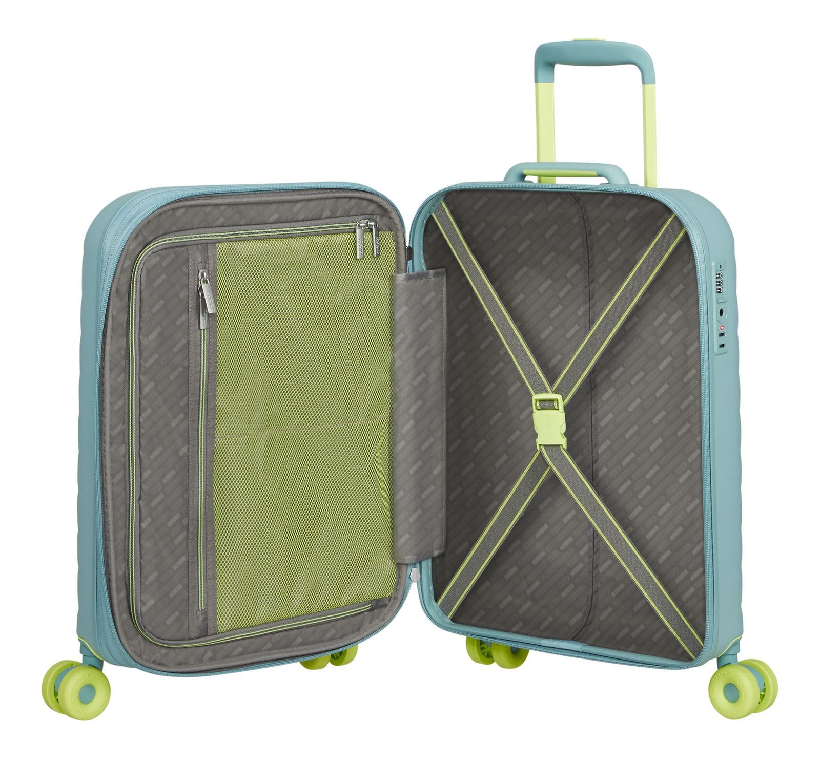 American Tourister Neovibe Spinner 55/20 EXP TSA Trolley Muted Mint Turquesa