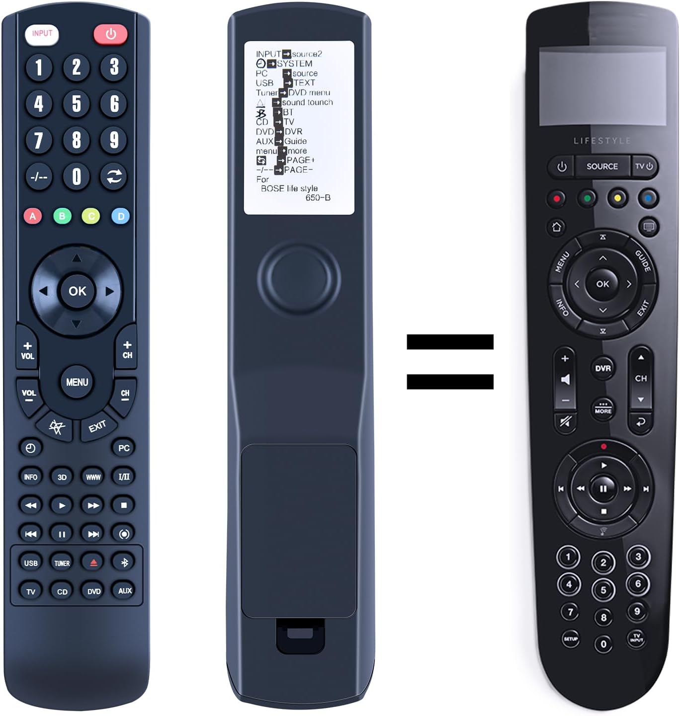 Amazon.com: PZL Replacement Remote Control for Bose Lifestyle 650/600 ...