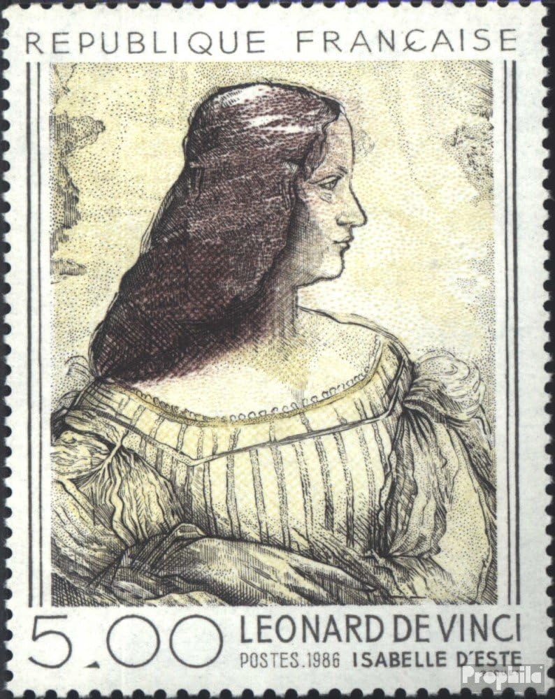 France 2581 (Complete.Issue.) unmounted Mint/Never hinged ** MNH 1986 Leonardo da Vinci (Stamps for Collectors) Painting