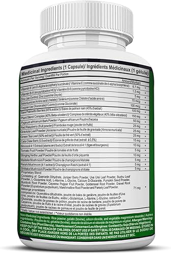 Miniatura 3 de Prostanen: Fórmula de apoyo de próstata premium con complejo de cuidado endocrino con extracto de palma enana americana selenio zinc garra hoja de