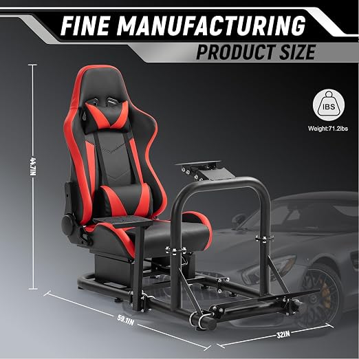 Simulador de manejo Supllueer Red cockpit-55 para Logitech y Fanatec miniatura 2