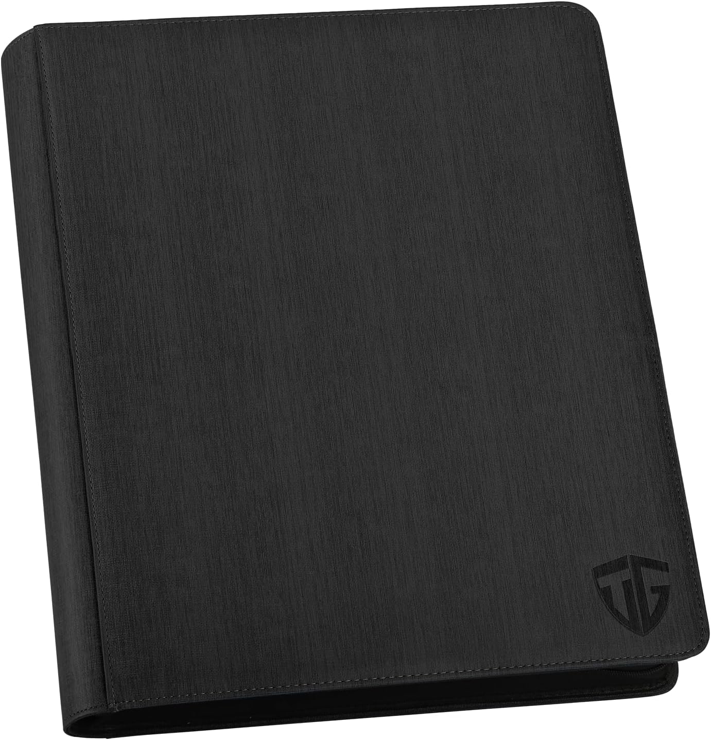 16 Pocket Toploader Binder,Holds 640 3”x4” Toploader Hard Cases,Sleeves Card Collection Binder,20 Double Sided Pages,Compatible with Trading & Sports Holder(Black)