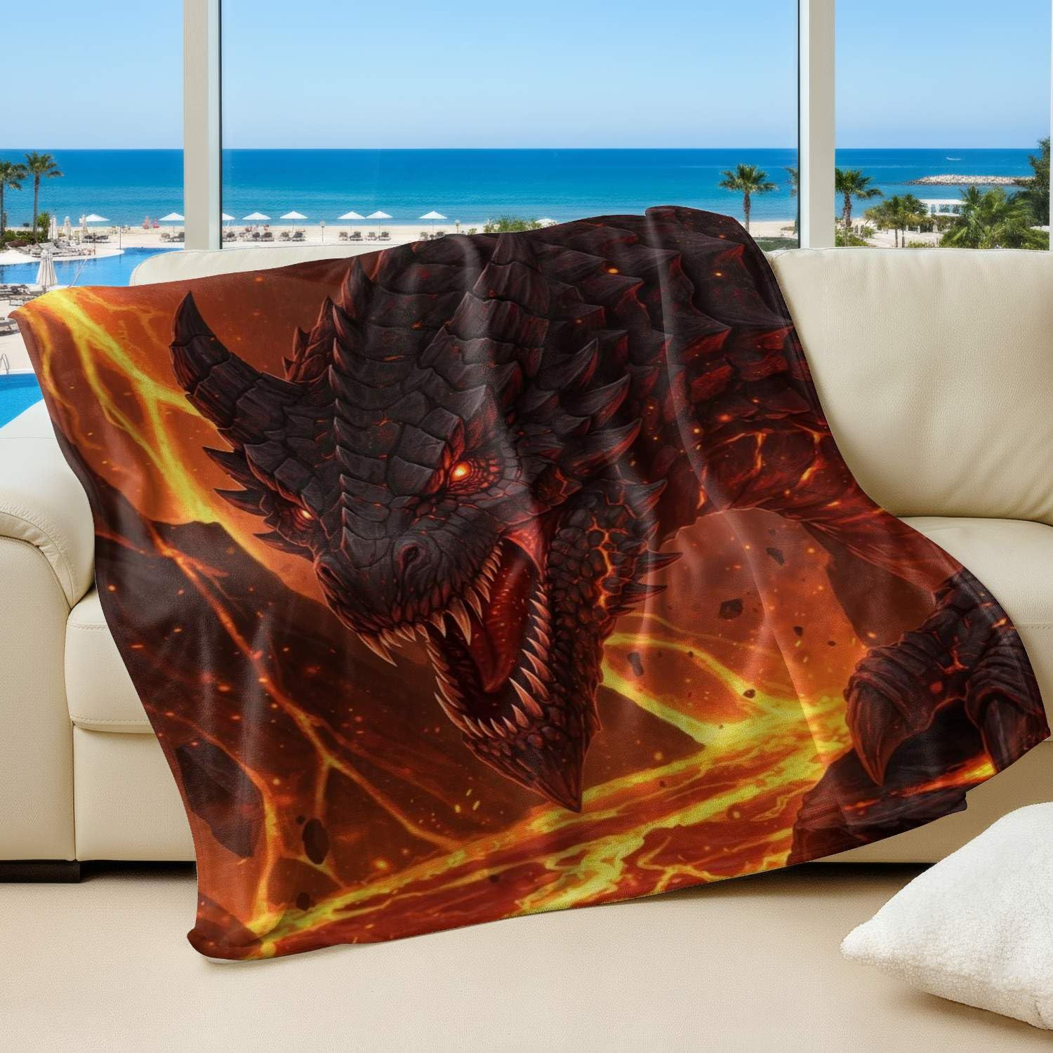 Couverture flanelle lave contre le froid, plaid chaud pour grand lit