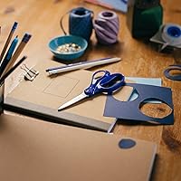 Vista 7 de Fiskars Tijeras de estudiante de 7 pulgadas para niños de 12 a 14 años (paquete de 3), tijeras para la escuela o manualidades, suministros