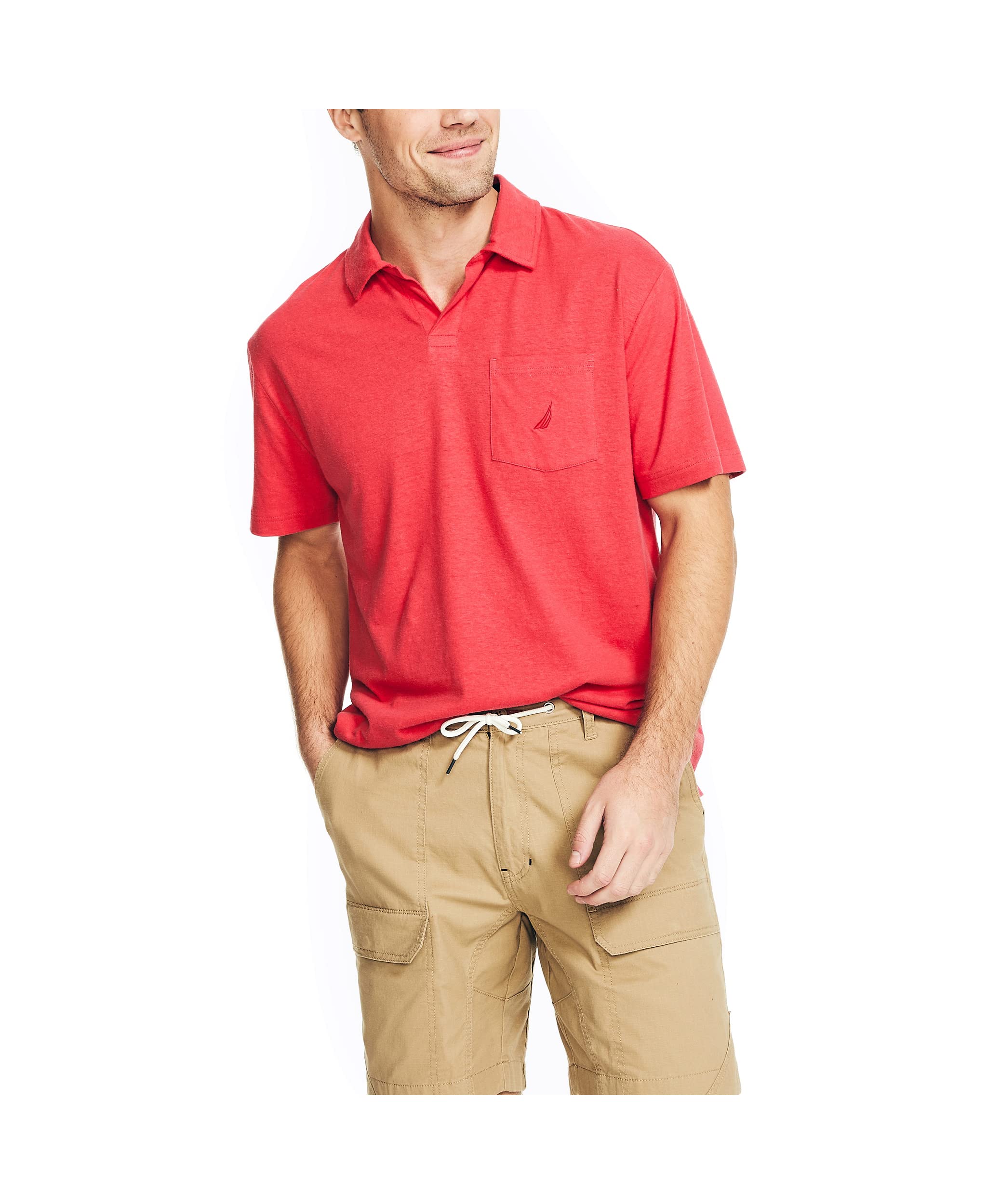 Nautica Men's Sustainably Crafted Classic Fit Polo