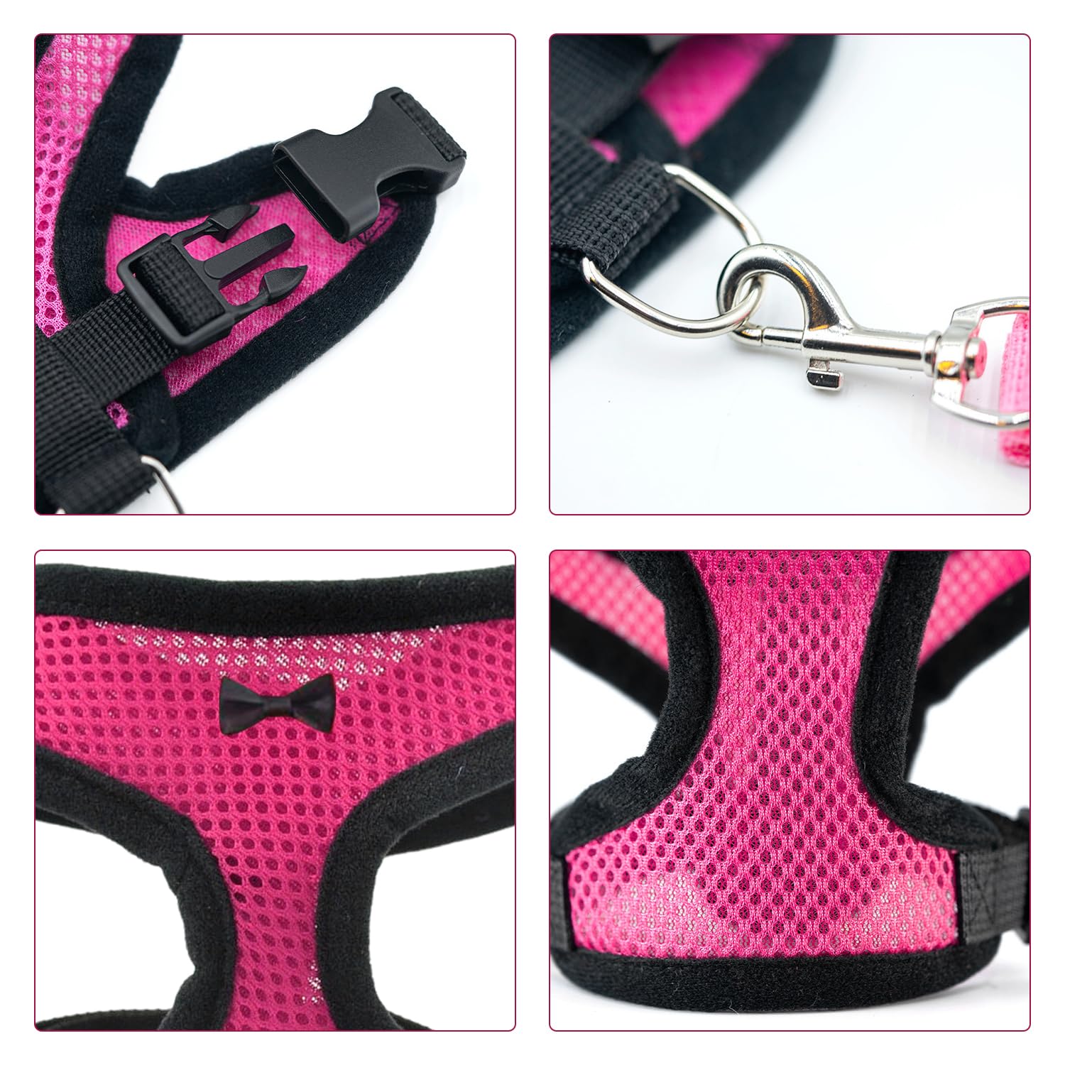 Corde De Traction pour Animaux De Compagnie en 1 Parts, 5 Anneaux D'Identification des Pieds, Réseau Confortable Et Respirant, Élé, À L'Extérieur dans La Ceinture De Traction De Poulet Gratuite.