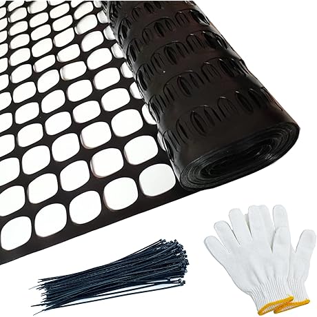 SW 100' Rolled Fence, 4' Height, with 100 Zip Ties