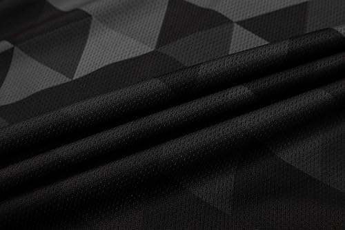 Miniatura 4 de Camiseta de ciclismo de manga corta para hombre con 3 bolsillos traseros + bolsillo con cremallera, transpirable, de secado rápido