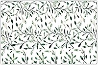 Vista 1 de DB Party Studio Greenery - Juego de 25 manteles individuales desechables de papel con hojas para mesa de bebé, despedida de soltera, bautizo