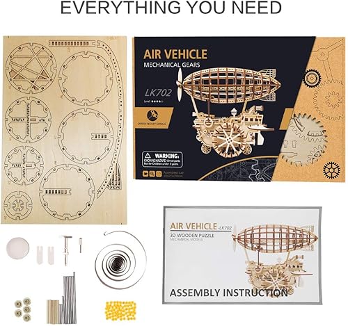 Miniatura 5 de Rowood Rompecabezas 3D para adultos, kits de modelo de madera para adultos, regalo para adultos, hombres y mujeres, kits de construcción de