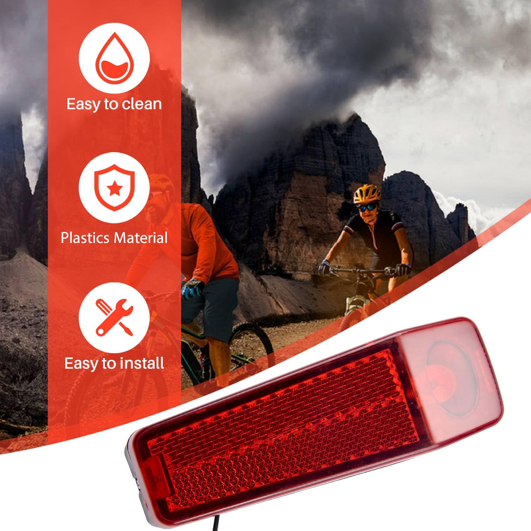 Luce Per Bici A Dinamo - Kit 6V 3W Per Illuminazione Noturna - Foto 6