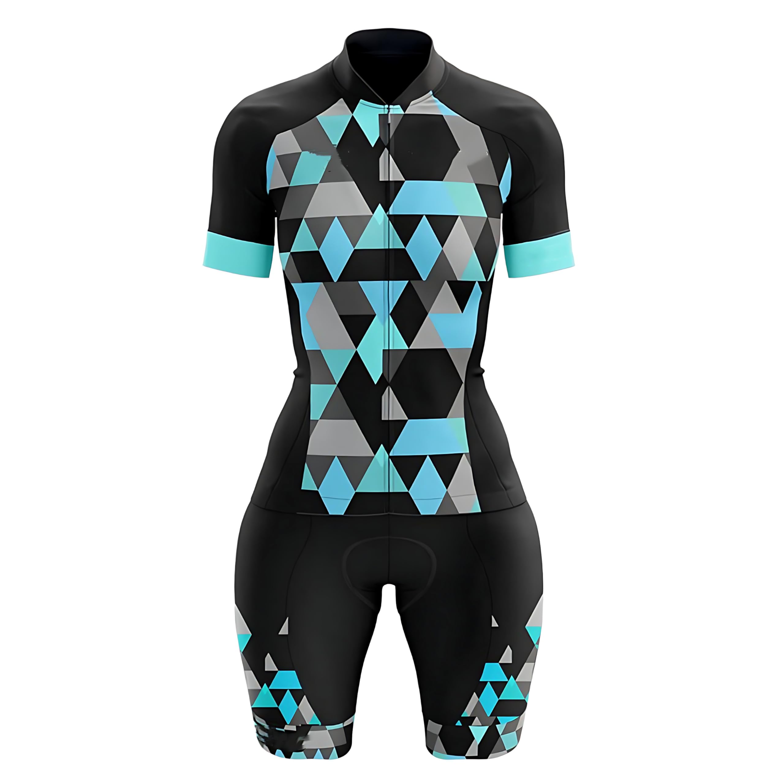 Mono de ciclismo para mujer, 14 colores, traje de ciclista, overol corto, conjuntos de ropa de bicicleta, trajes de triatlón, azul, XS-3XL