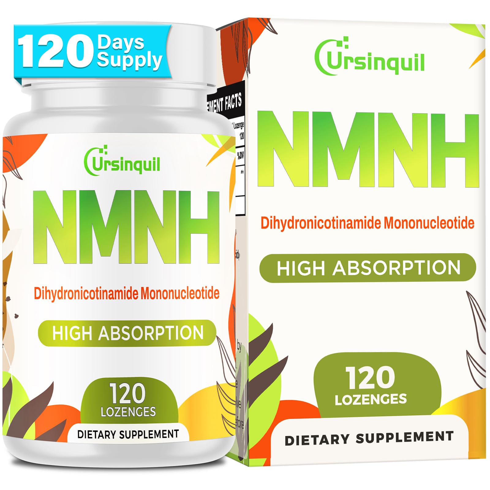 Sublingual NMNH 500mg (120-Day Supply, 500mg per Serving) , 120 Count 120 Count (Pack of 1)