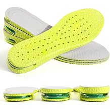 Height Increase Insoles 1.5cm-3cm Air Cushion Taller Shoes Insoles for Men and Women, Relieve Foot Pain 1 Pair